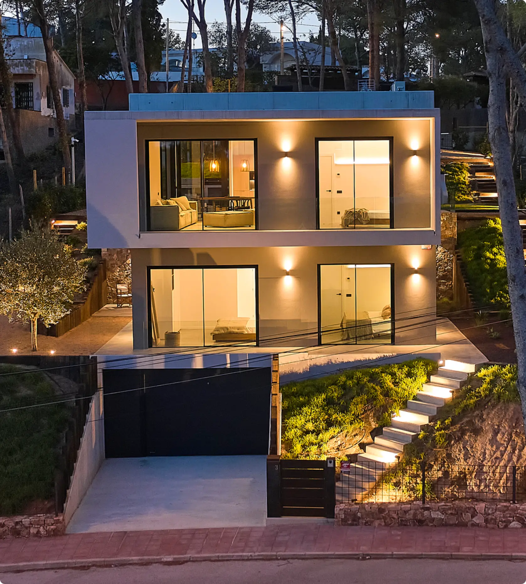 arquitectos de diseño, preciosa casa en costa brava